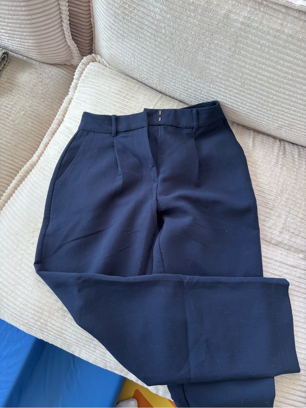 Old Navy Navy Taylor Straight Trouser - Petite